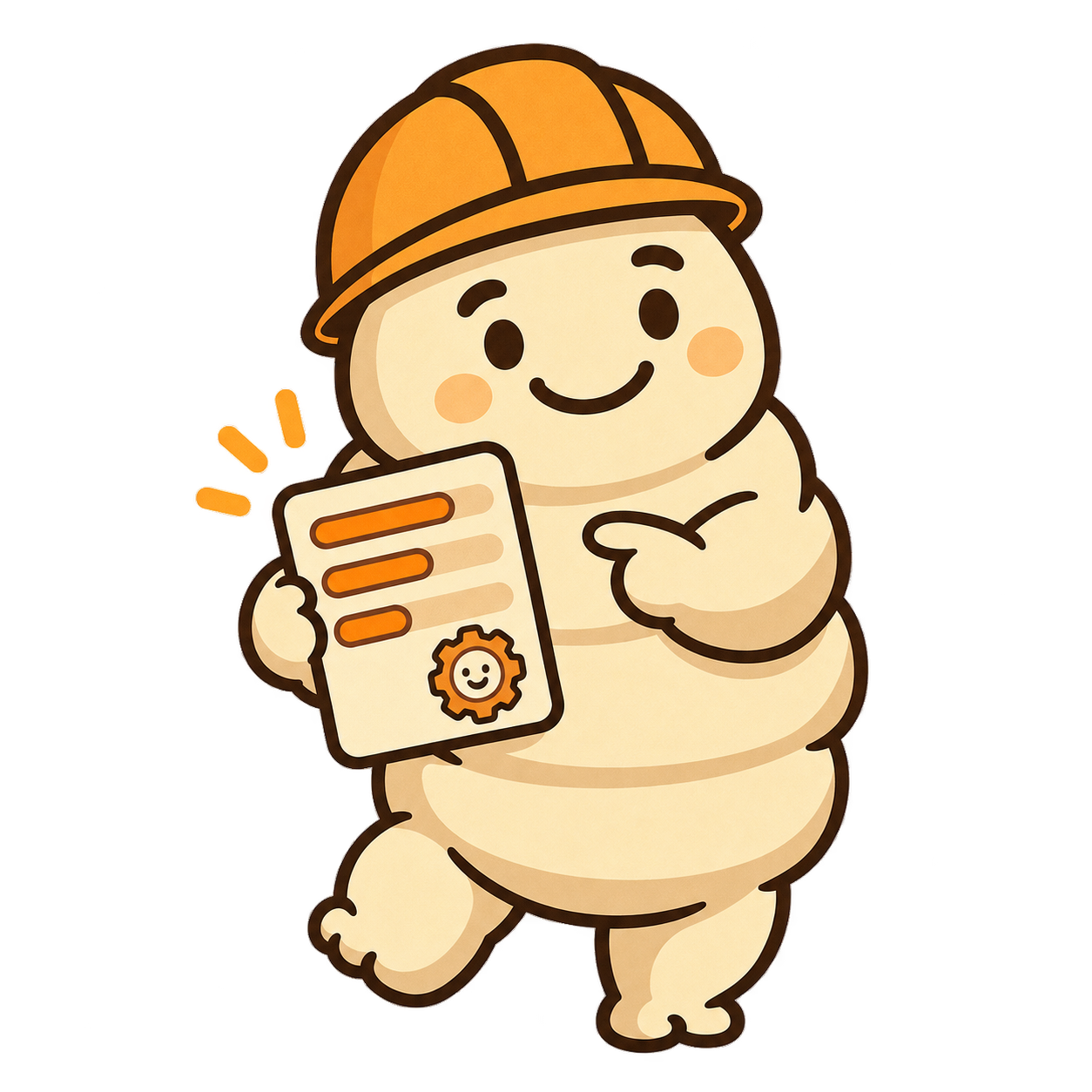 TinyScale’s tardigrade mascot for TinyAgentUI
